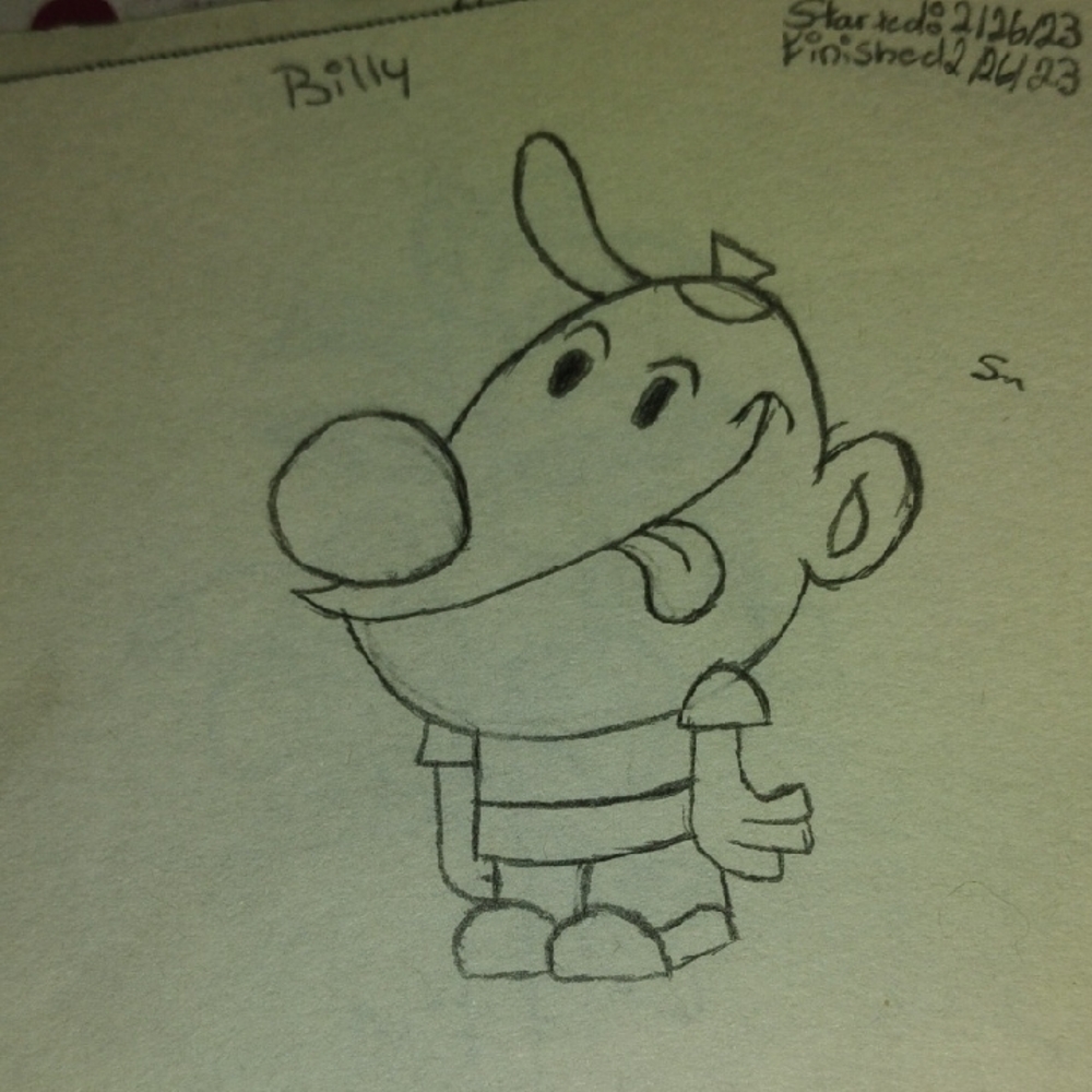 Cartoon Character Sketch